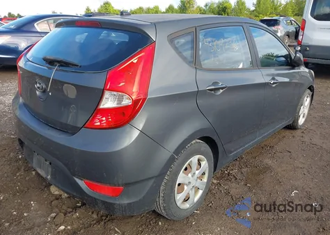2012 Hyundai Accent Gs z USA, uszkodzony, nr VIN KMHCT5AE7CU004891